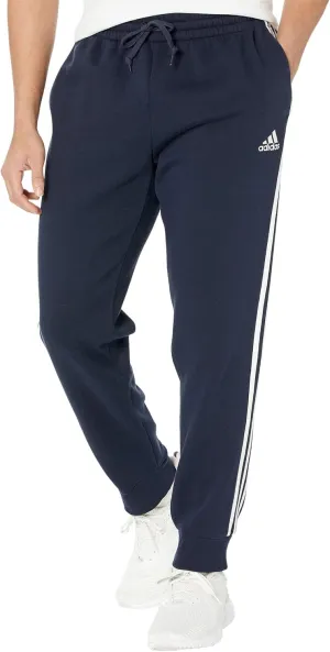 adidas Men's Essentials Fleece Tapered Cuff 3-Stripes Pants