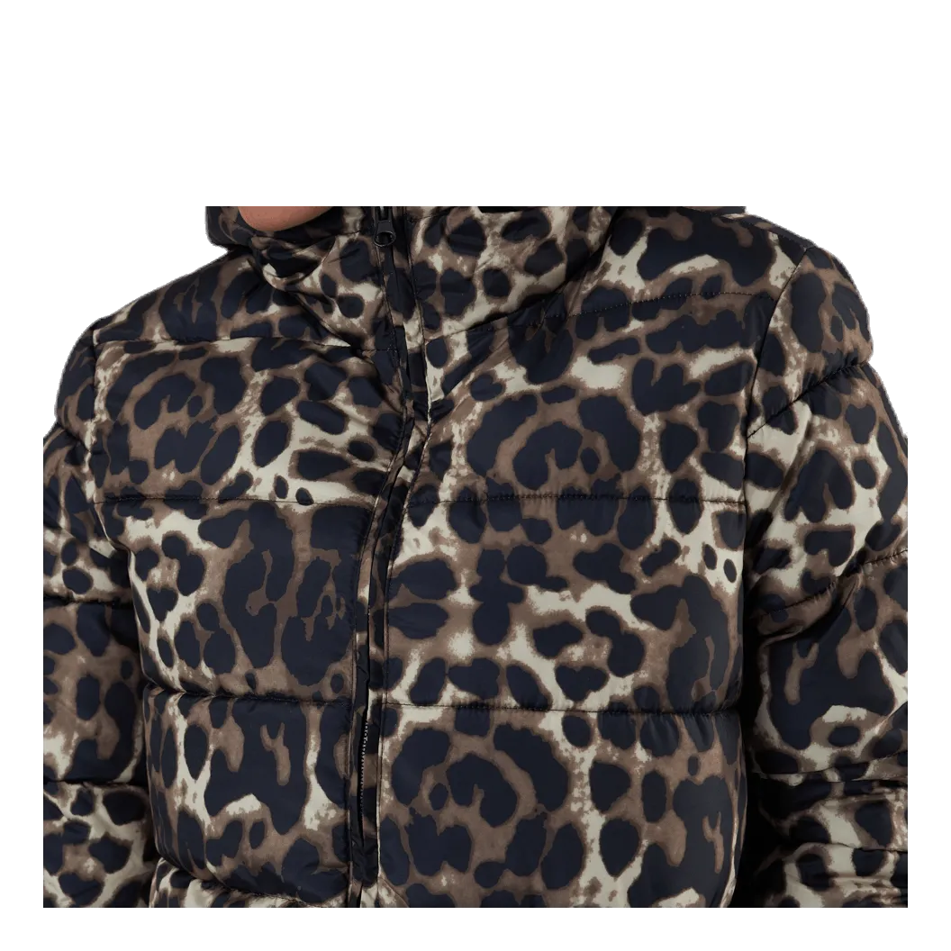 Bee Long Padded Jacket Black