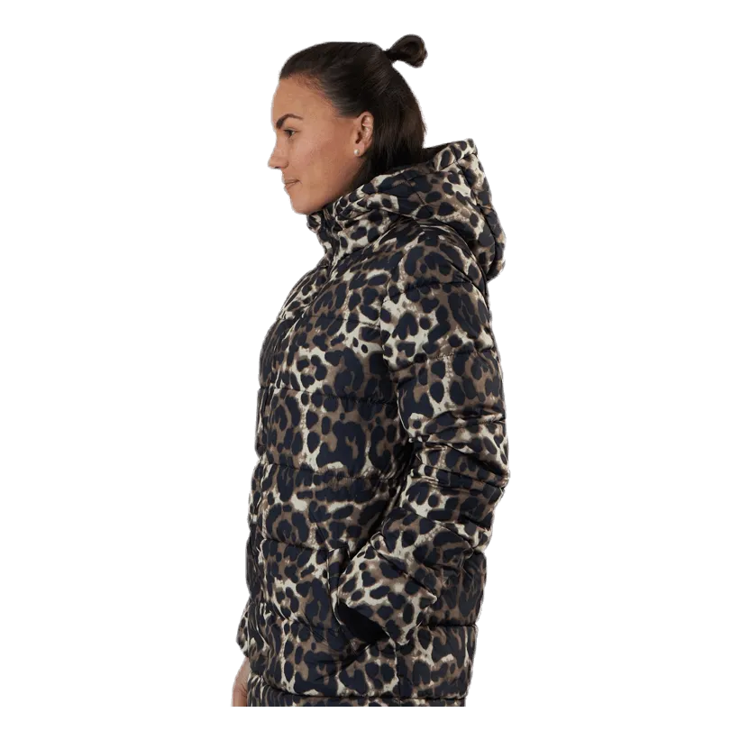 Bee Long Padded Jacket Black