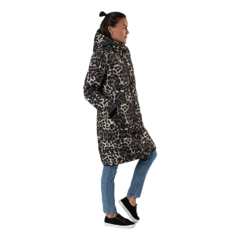 Bee Long Padded Jacket Black