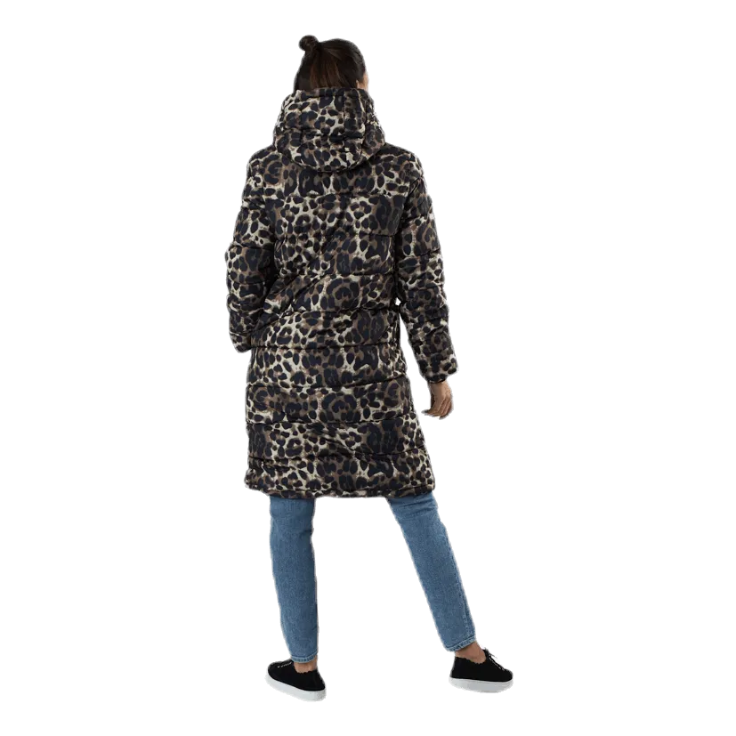 Bee Long Padded Jacket Black
