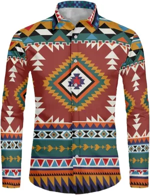 Biyejit Men's Long Sleeve Dress Shirts Wrinkle-Free Casual Button Down Shirt Plus Size XS-6XL