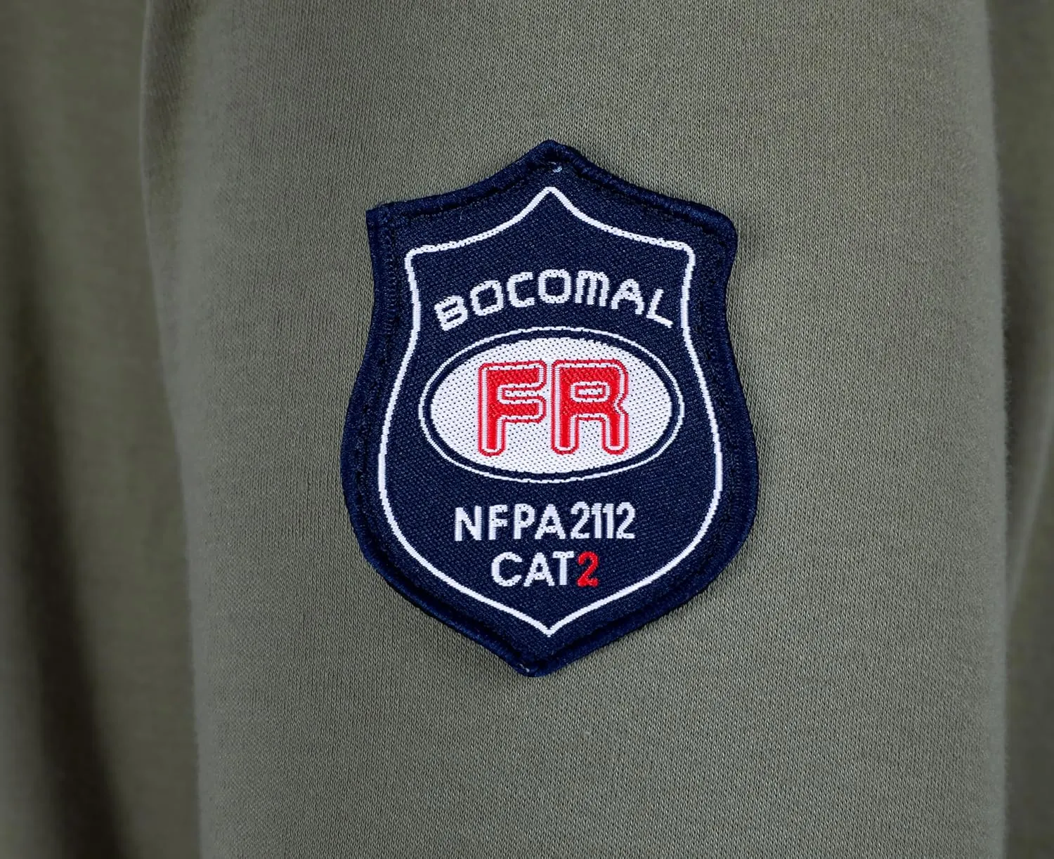 BOCOMAL FR Shirts Henley 7oz Midweight Fire Resistant Clothing NFPA2112 CAT2 Men's Flame Retardant Work Shirt