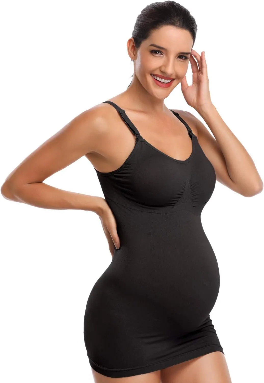 BRLIDO Womens Nursing Tank Tops Built in Bra for Breastfeeding Maternity Camisole Brasieres