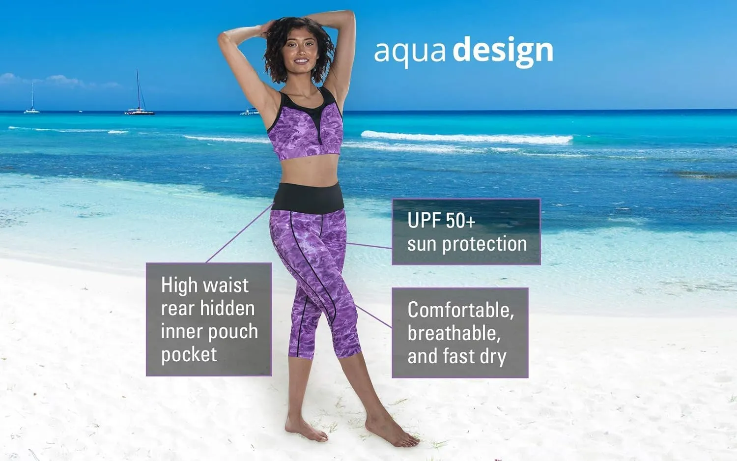Capri Leggings for Women: High Waisted Cropped Womens Legging