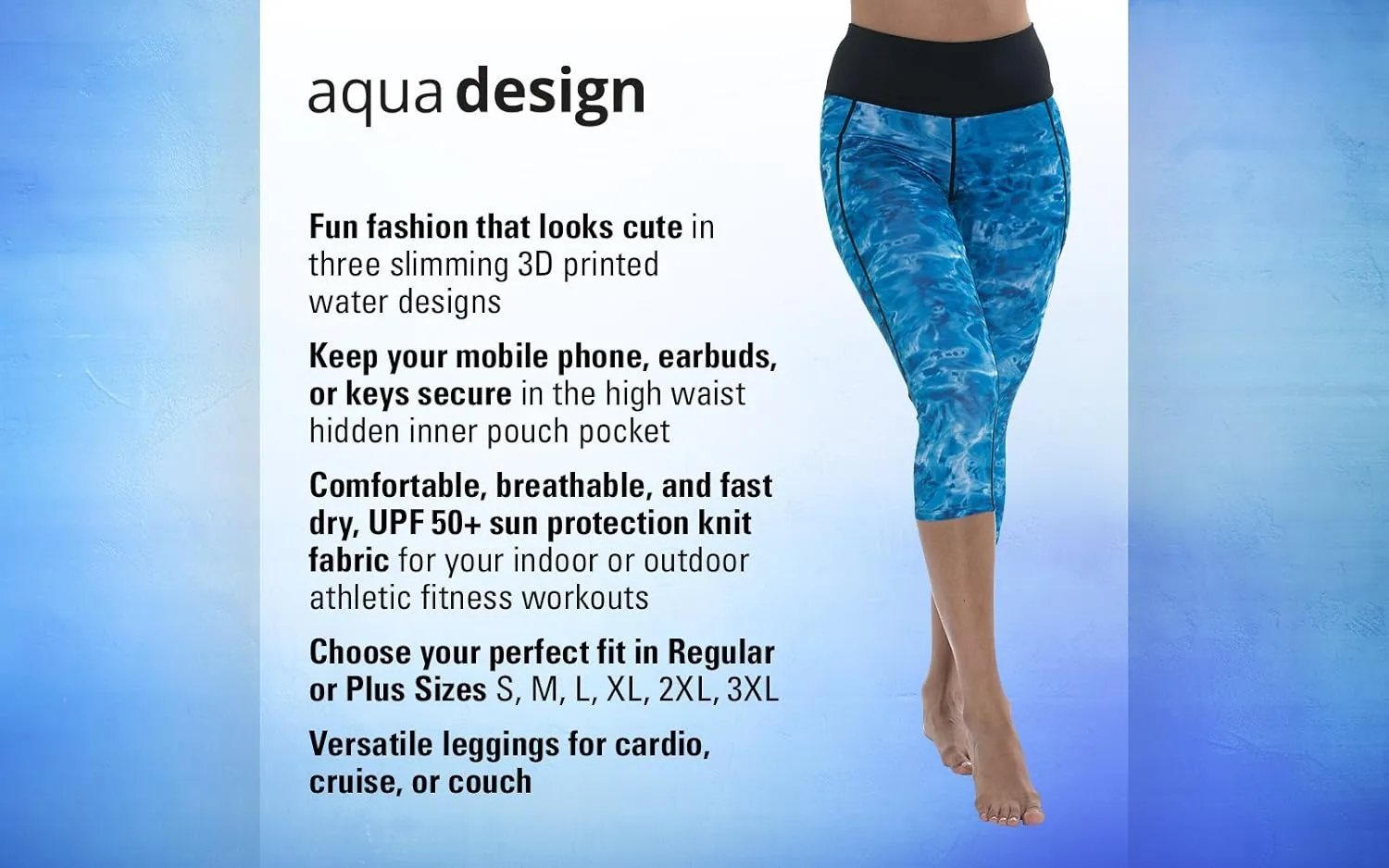 Capri Leggings for Women: High Waisted Cropped Womens Legging