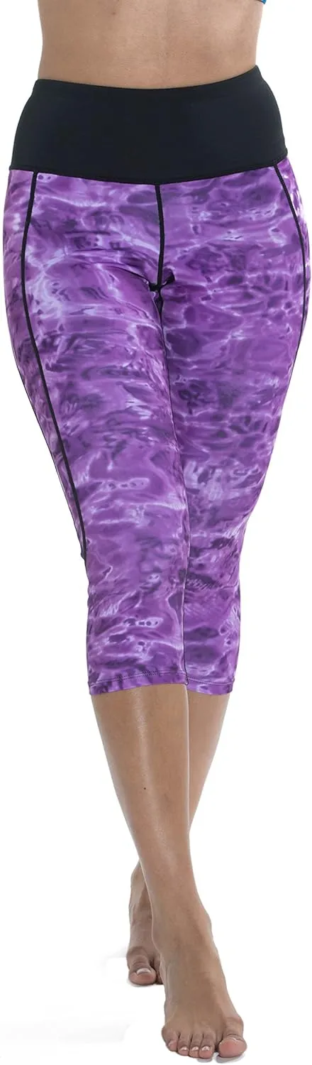 Capri Leggings for Women: High Waisted Cropped Womens Legging