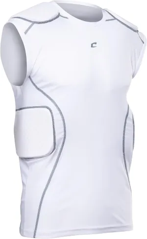 CHAMPRO Boys' Formation Football Padded Compression Shirt