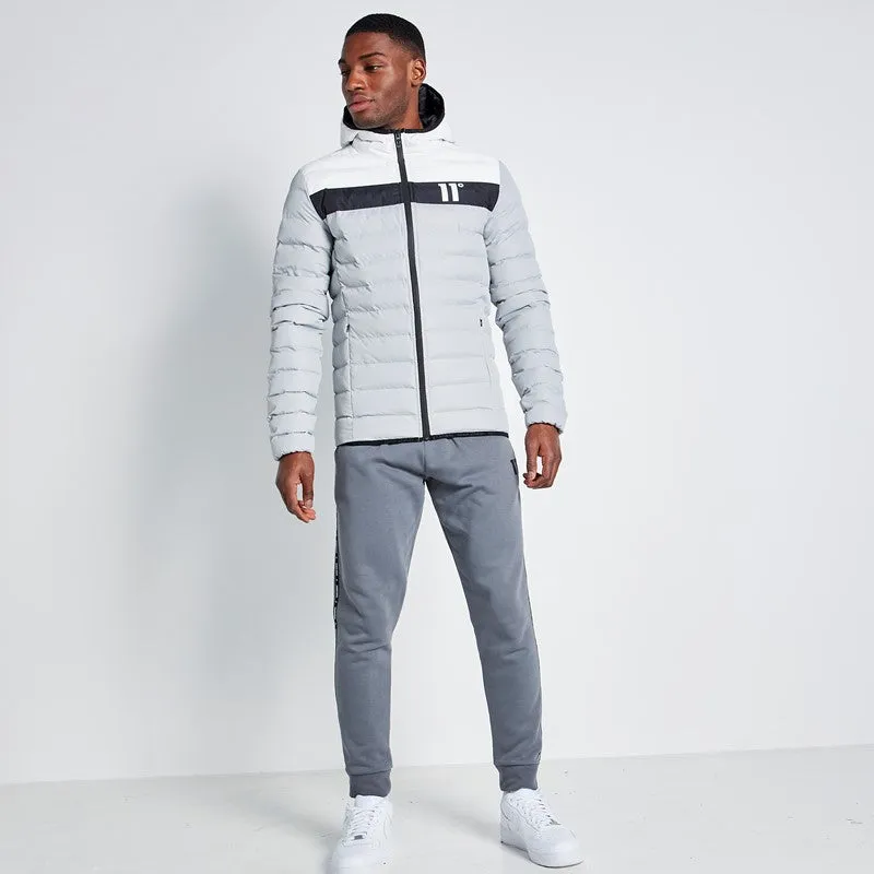 Colour Block Space Jacket - Silver / White / Black