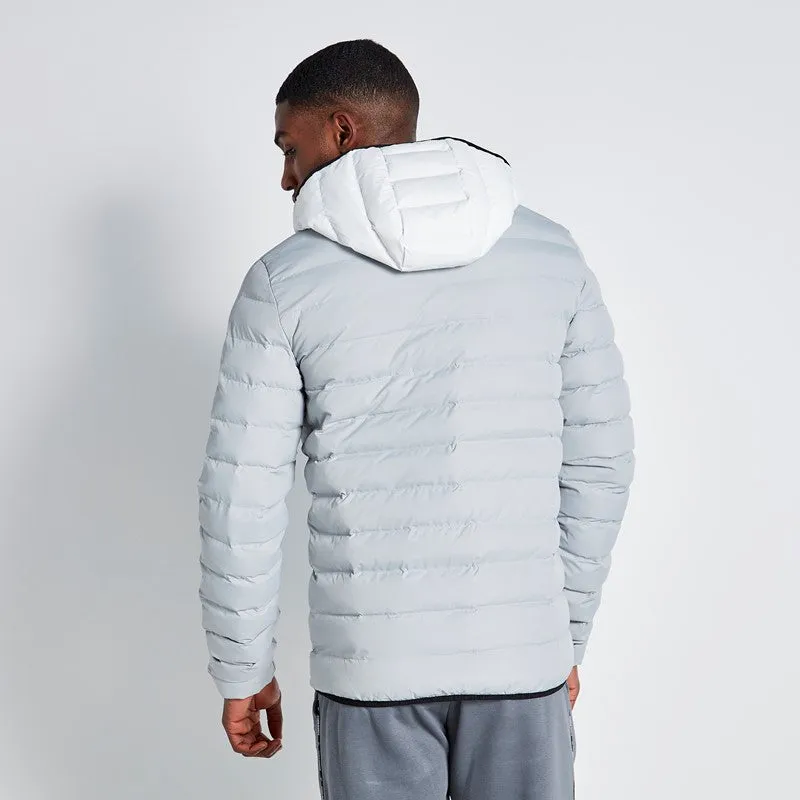 Colour Block Space Jacket - Silver / White / Black