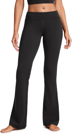 CRZ YOGA Womens Butterluxe Low Rise Flare Leggings 32" - Bootcut Yoga Pants with Pocket Wide Leg Buttery Soft Lounge Casual