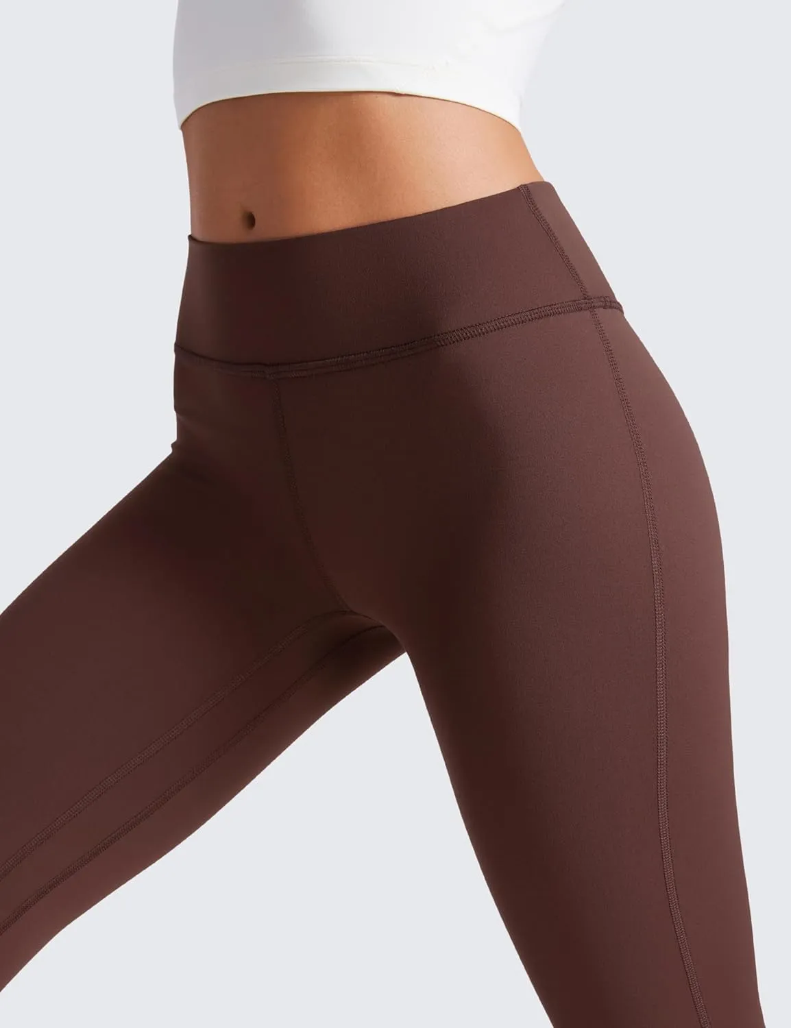 CRZ YOGA Womens Butterluxe Low Rise Flare Leggings 32" - Bootcut Yoga Pants with Pocket Wide Leg Buttery Soft Lounge Casual