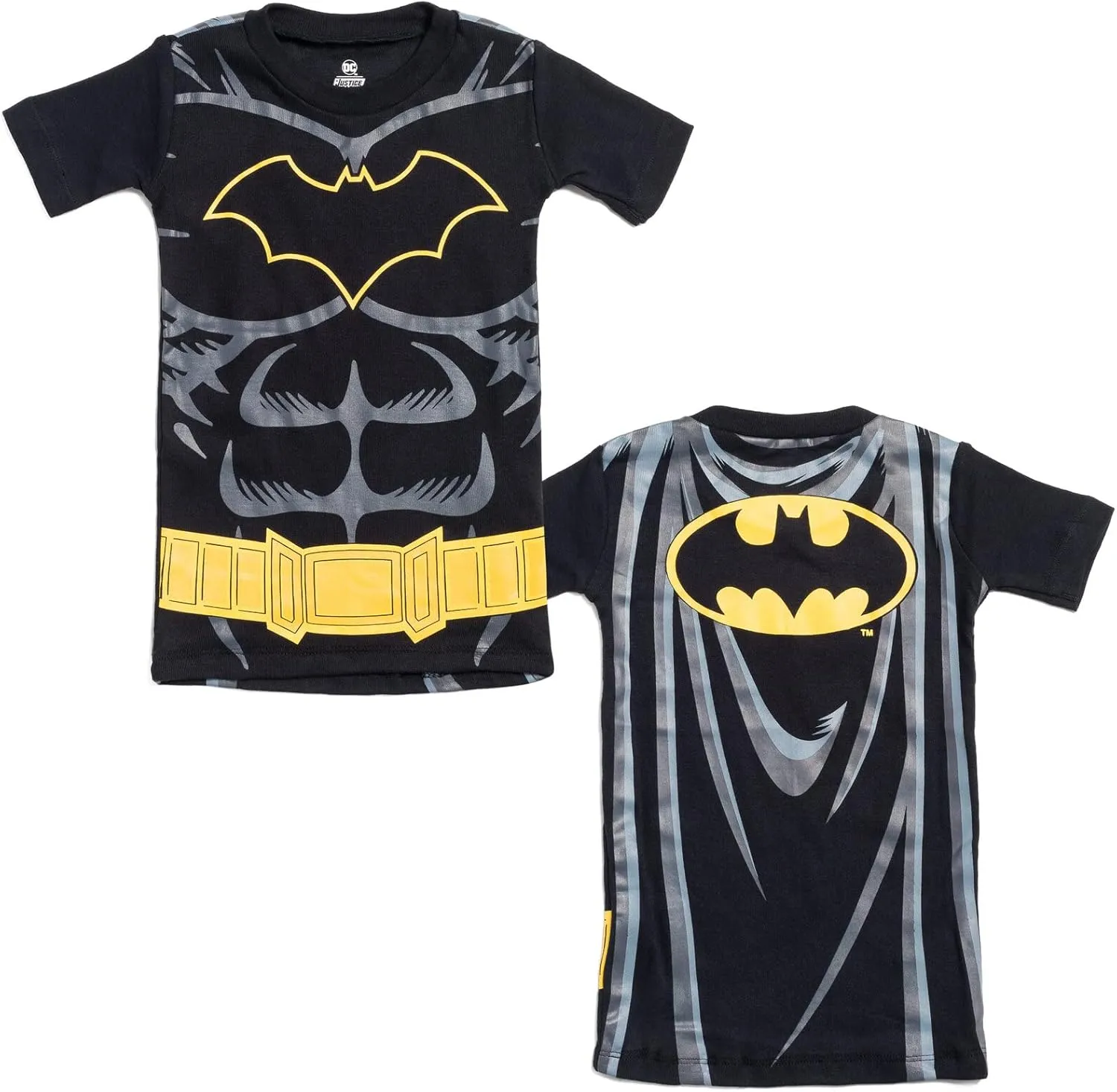 DC Comics Justice League The Flash Superman Batman Pajama Shirts and Pants Toddler to Big Kid