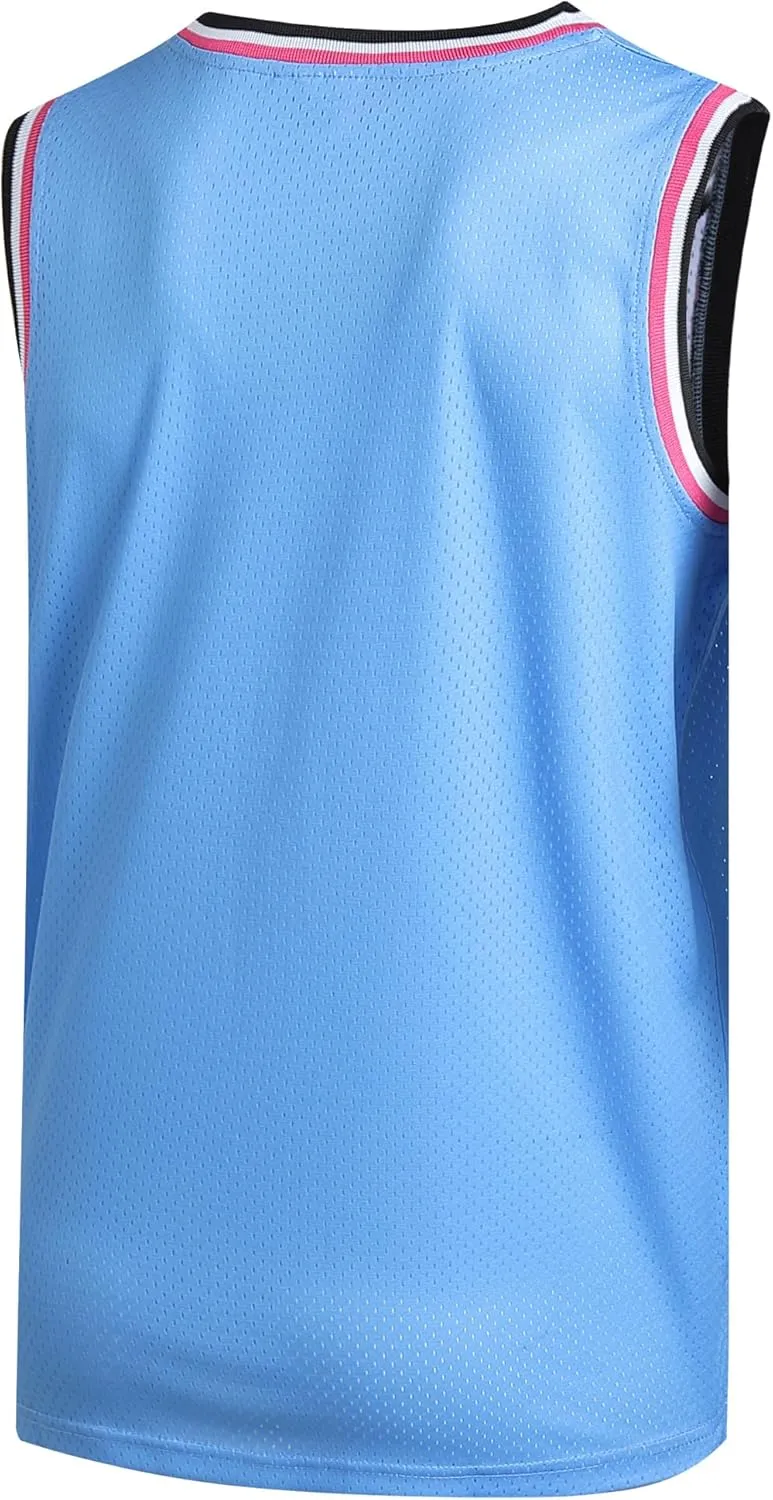 DEHANER Blank Mens Basketball Jersey Mesh Training Practice Athletic Sports Shirts Team Uniforms Fans Outfits Tops