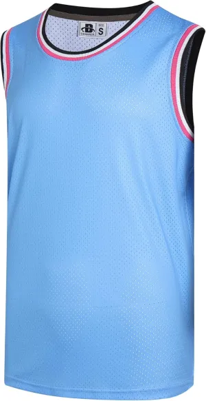 DEHANER Blank Mens Basketball Jersey Mesh Training Practice Athletic Sports Shirts Team Uniforms Fans Outfits Tops