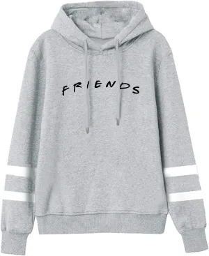 Fashion Casual Friend Hoodie Sweatshirt Women Graphic Tops Hoodies Sweater Funny Hooded Pullover