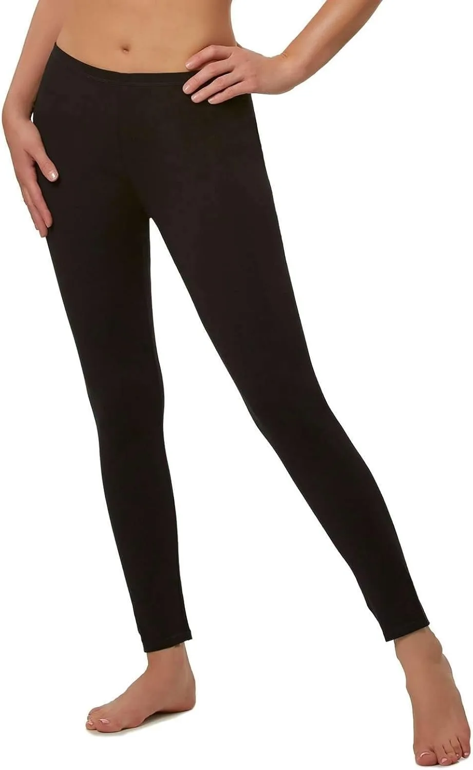 Felina | Cotton Modal Lightweight Legging | 4-Pack | Yoga Pants | Mid Rise