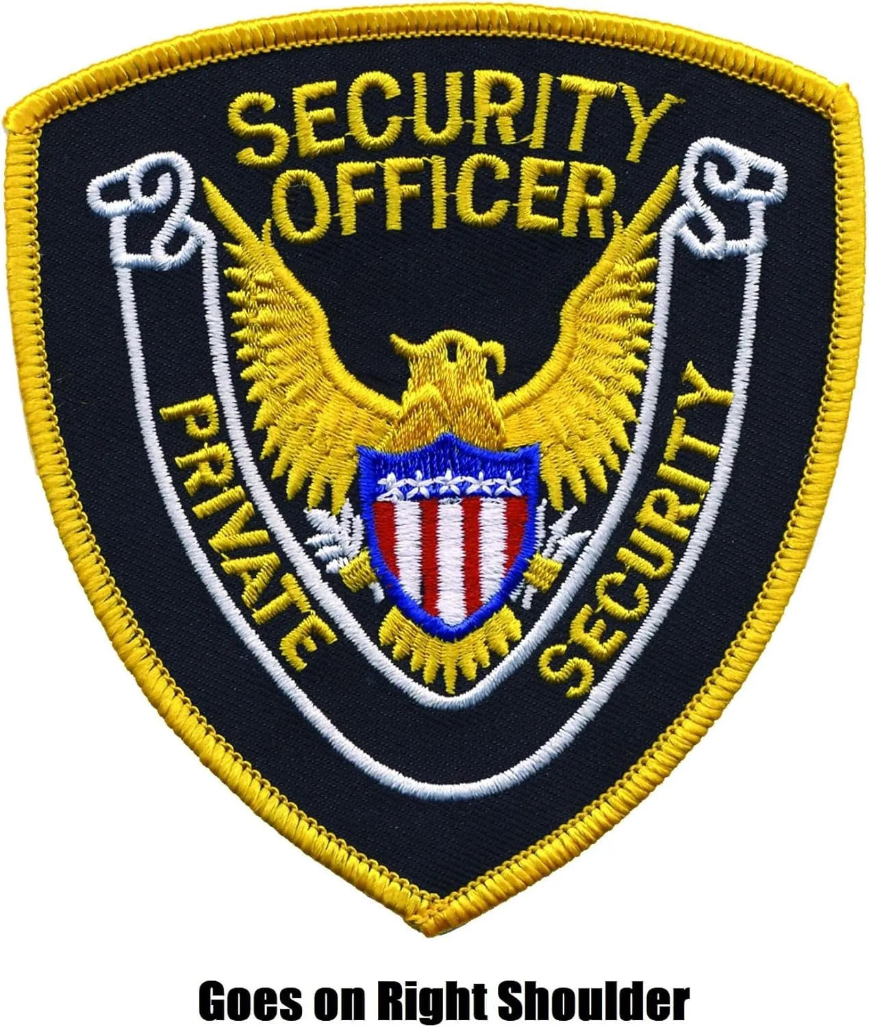 First Class Polyester Tactical Security Polo Shirts with Embroidered Patches and Printed ID for Security Guard