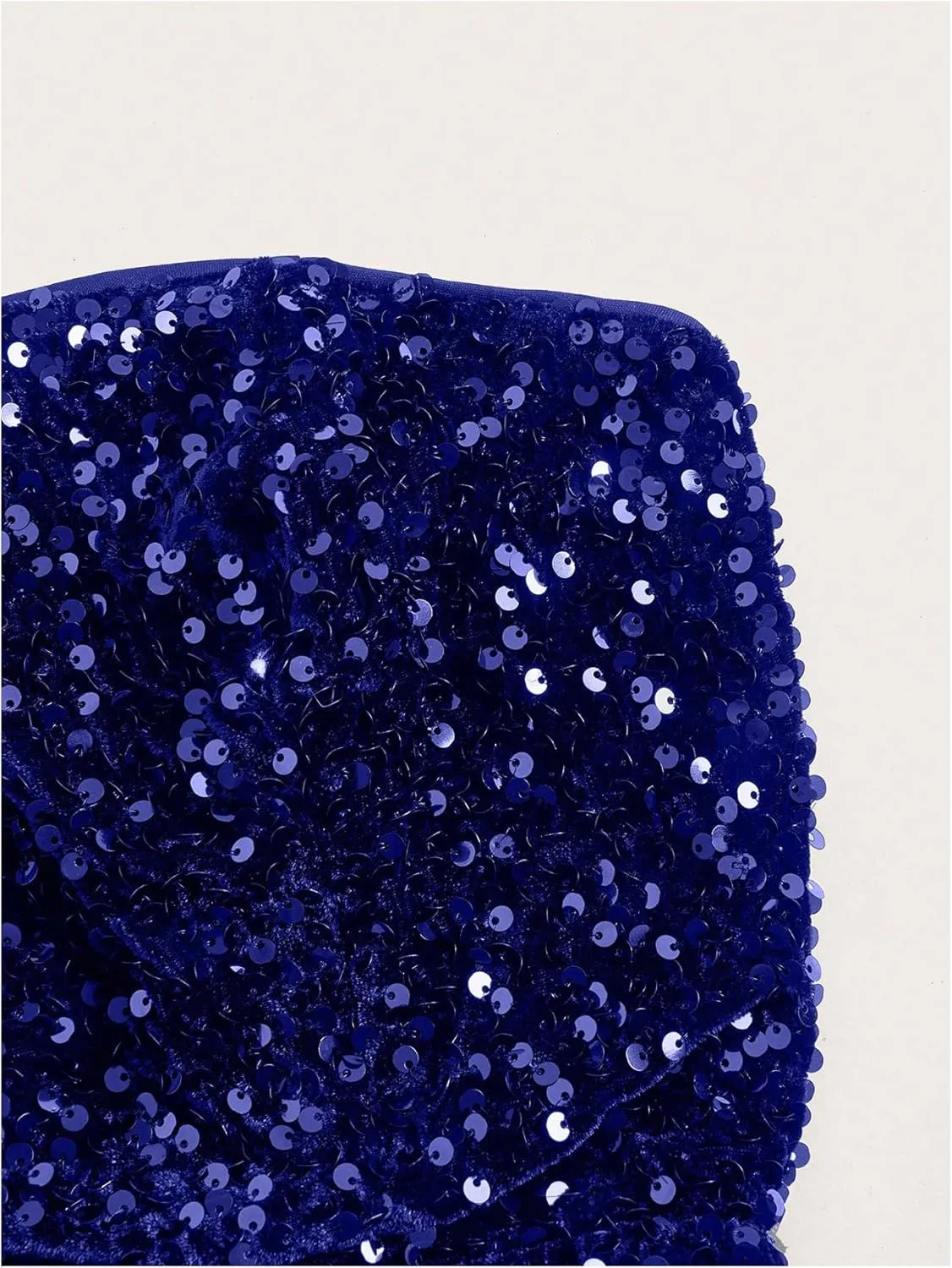 Floerns Women's Sequin Dress Sparkly Party Bodycon Mini Dress Strapless Tube Tops Dress