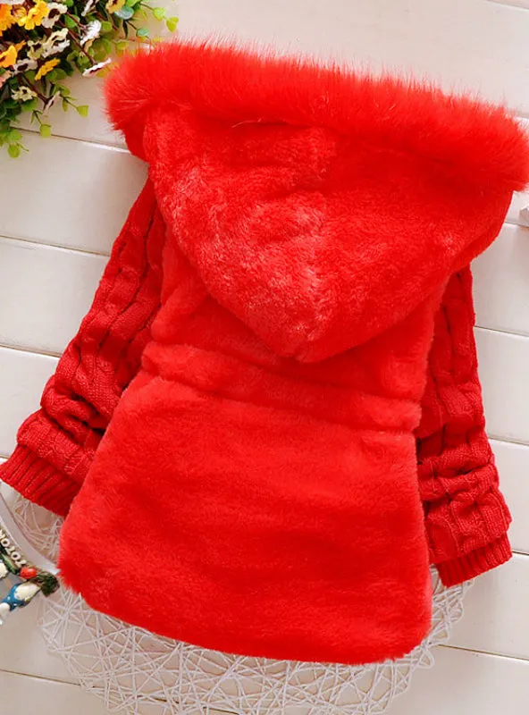 Girls Winter Autumn Cotton Warm Cotton Jacket Coat