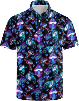 Golf Shirts for Men Dry Fit Classic Sunglass Rubber Duck Short Sleeve Casual Outfit Polo Shirt