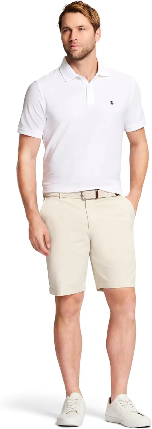 IZOD Men's Saltwater 9.5" Flat Front Chino Short