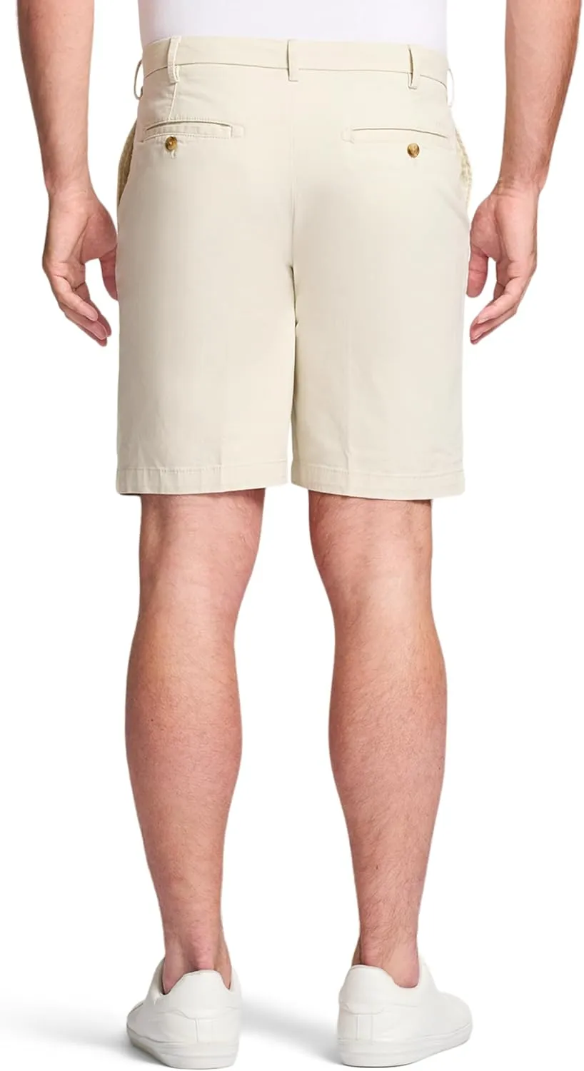 IZOD Men's Saltwater 9.5" Flat Front Chino Short