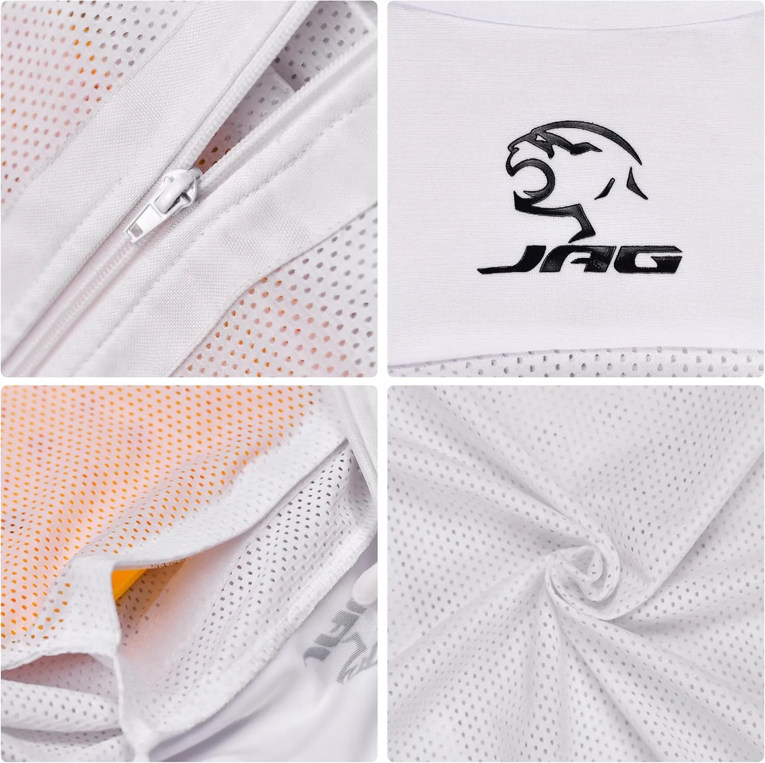J.A.G. Motorcycle Mesh Shirt for Men with CE Certified Protective Padded Armors | All Season Motorcycle Riding Shirt