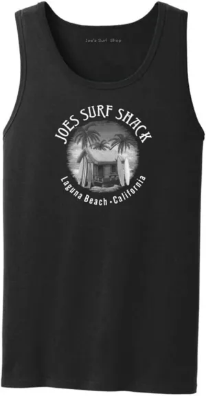 Joe's Surf Shop Mens Graphic Logo Collection Heavyweight Cotton Tank Tops-S-4XL