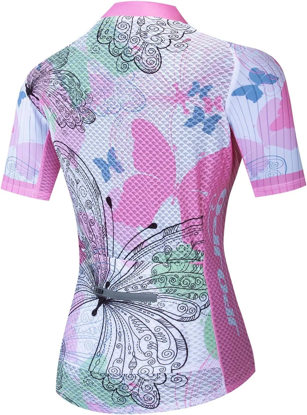 JPOJPO Bike Jersey Women, Racing Women's Cycling Shirt Tops S-3XL,4 Pockets