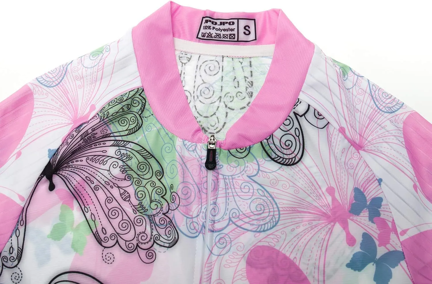 JPOJPO Bike Jersey Women, Racing Women's Cycling Shirt Tops S-3XL,4 Pockets