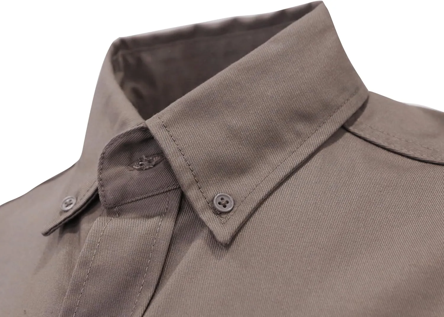 KONRECO FR Shirts for Men 6.5oz Lightweight Work Uniform Flame Resistant Welding Shirt/Water & Stain Repellent
