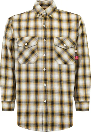 KONRECO FR Shirts for Men 6.5oz Lightweight Work Uniform Flame Resistant Welding Shirt/Water & Stain Repellent