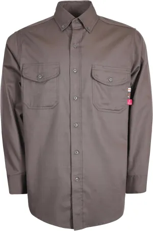 KONRECO FR Shirts for Men 6.5oz Lightweight Work Uniform Flame Resistant Welding Shirt/Water & Stain Repellent