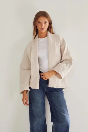 Layton kimono Jacket Beige