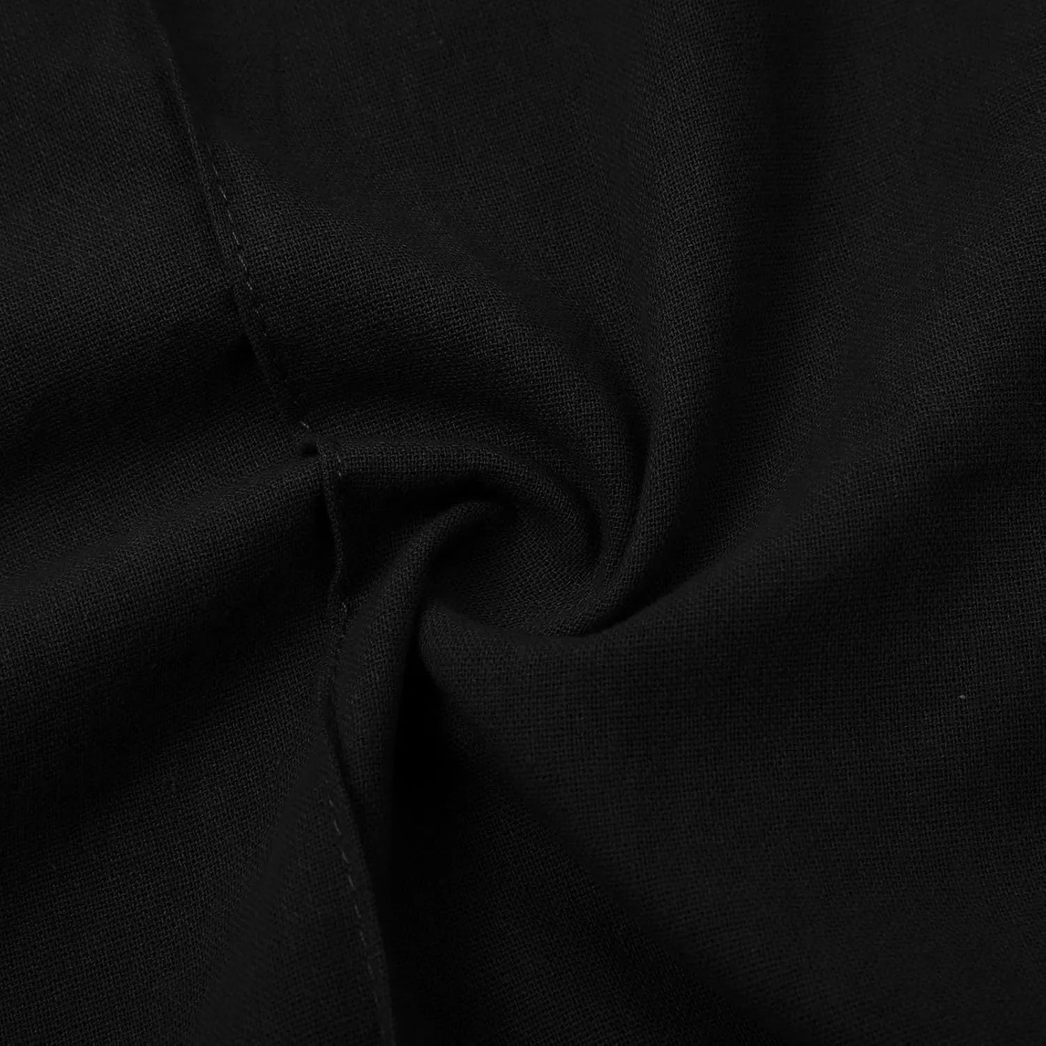 Linen Pants for Women Elastic High Waisted Straight Leg Trousers Pants Loose Casual Summer Dress Pants with Pockets