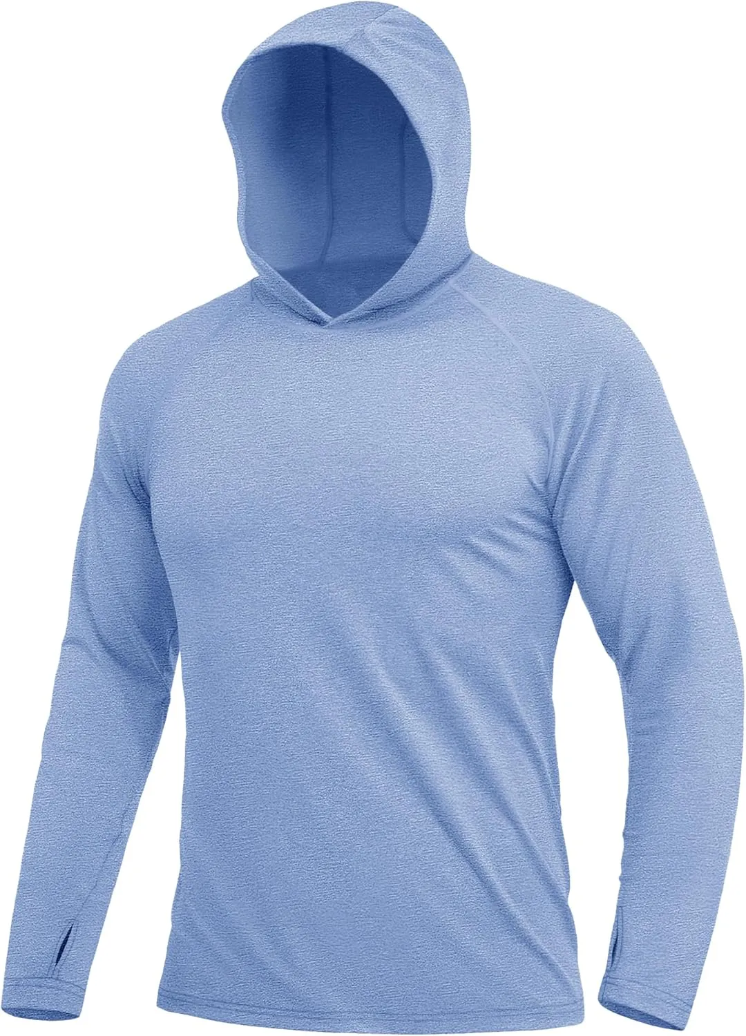 MAGCOMSEN Men's UPF 50  Sun Protection Hoodie Lightweight Long Sleeve Rash Guard Shirts Fishing Swim Athletic Workout