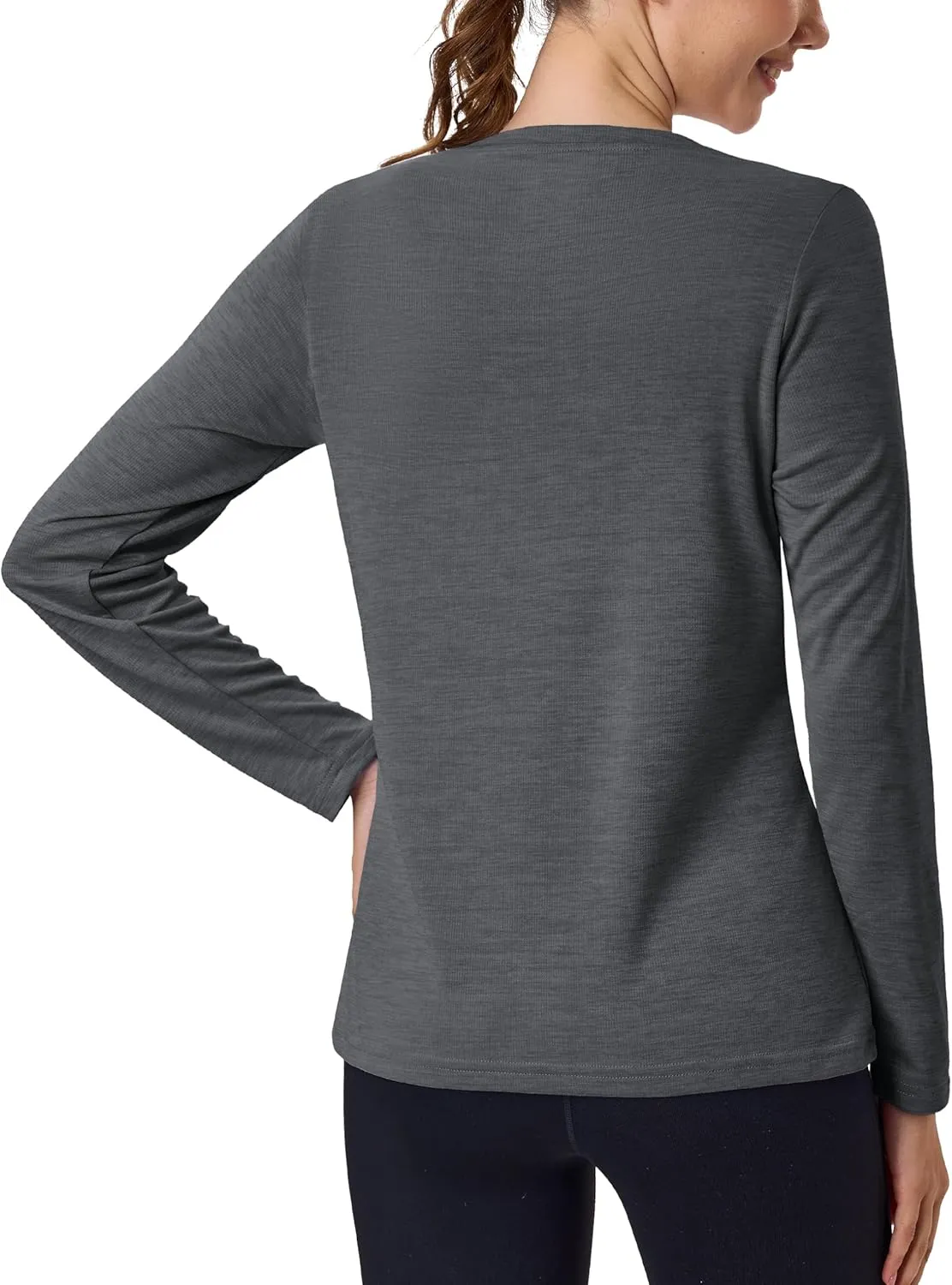 MAGCOMSEN Women's Long Sleeve Shirts UPF 50  Sun Protection Quick Dry Athletic Running Workout Tops Rash Guard