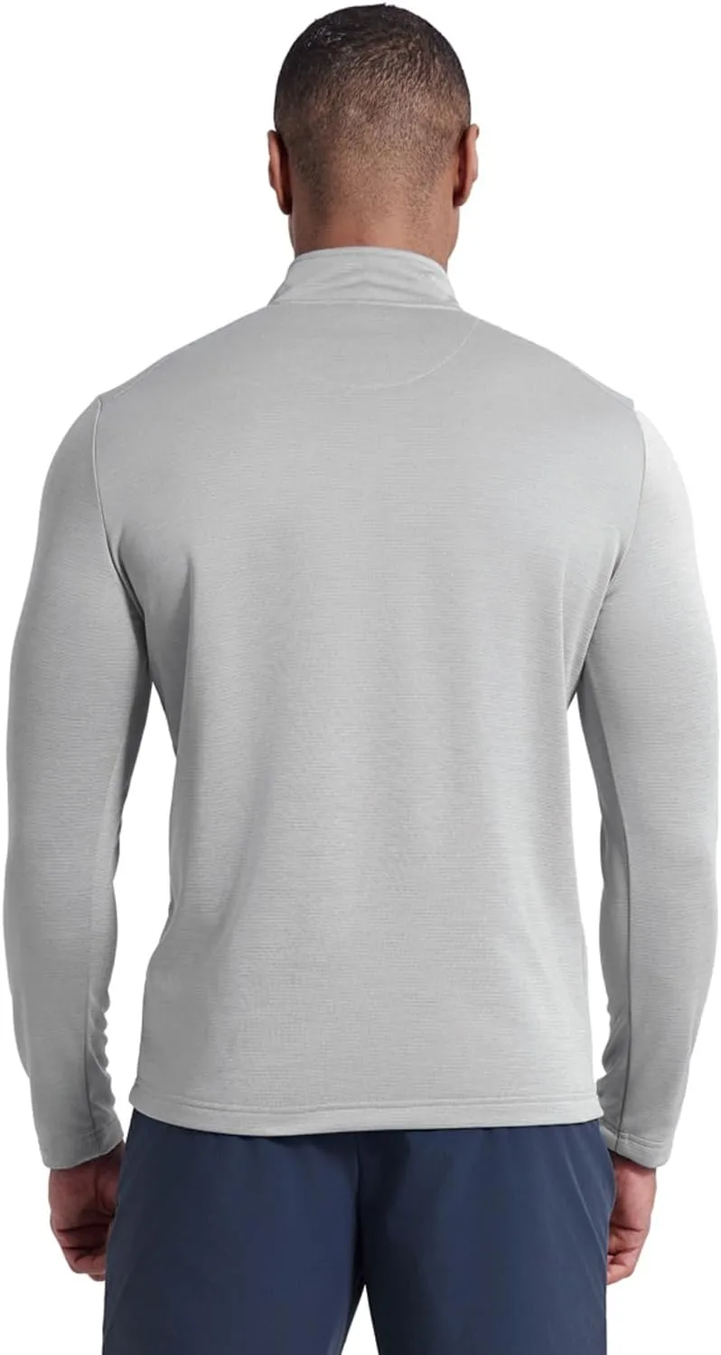 Men's Quarter Zip Pullover Fleece Sweatshirt UPF 50  Long Sleeve Golf Shirts Lightweight Athletic Sports Pullover Tops