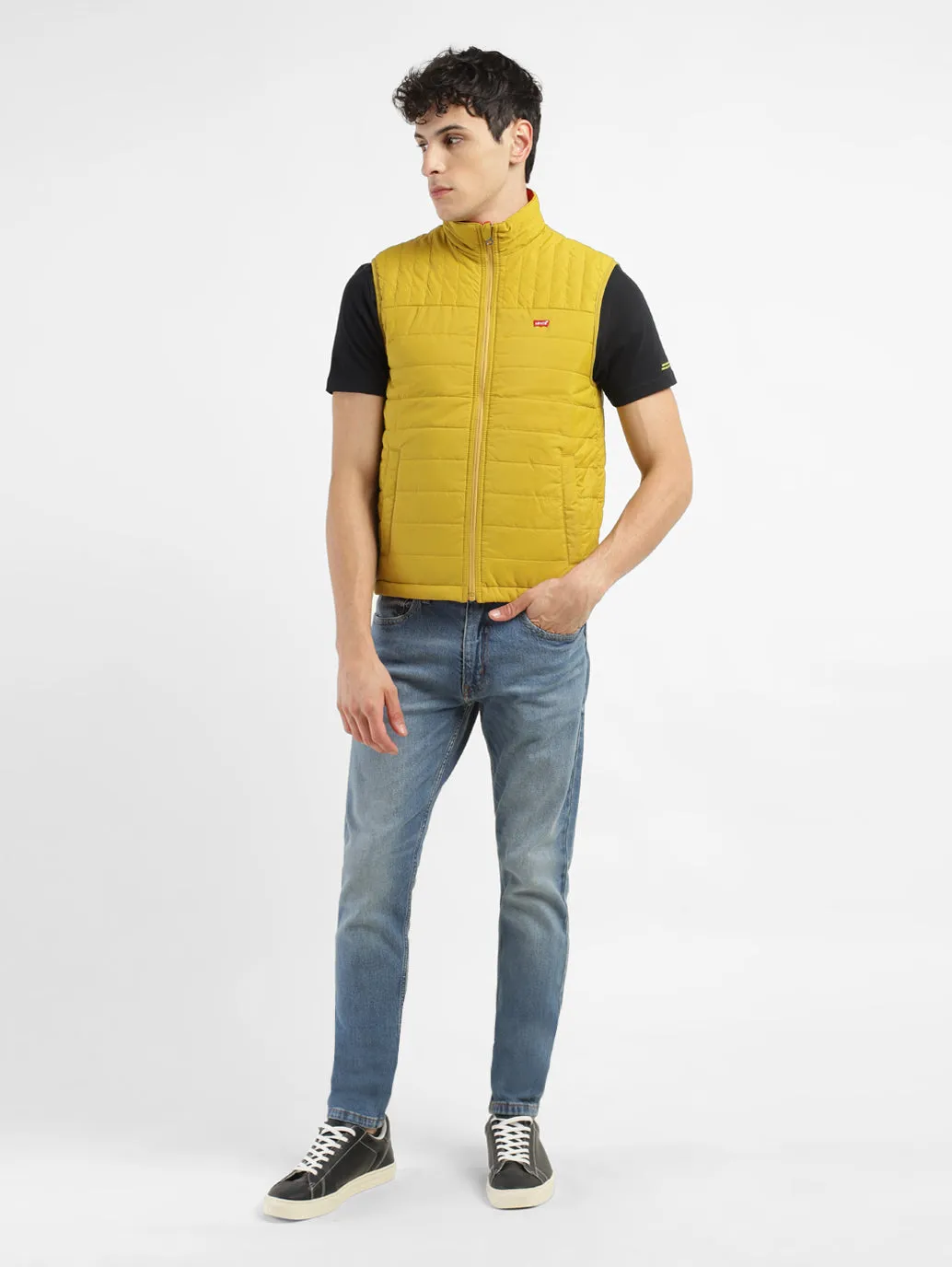 Men's Solid Reversible Padded Jacket