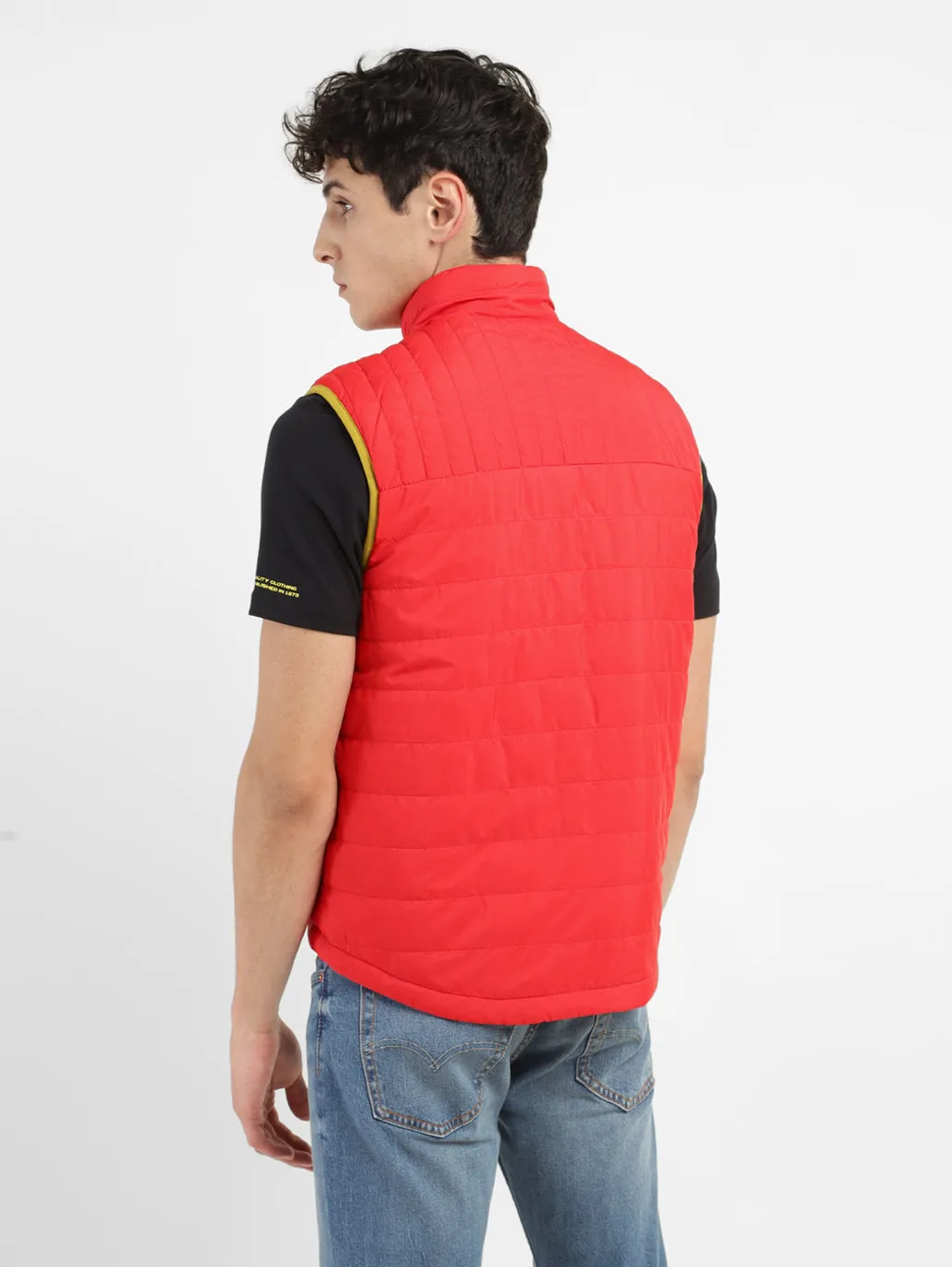 Men's Solid Reversible Padded Jacket