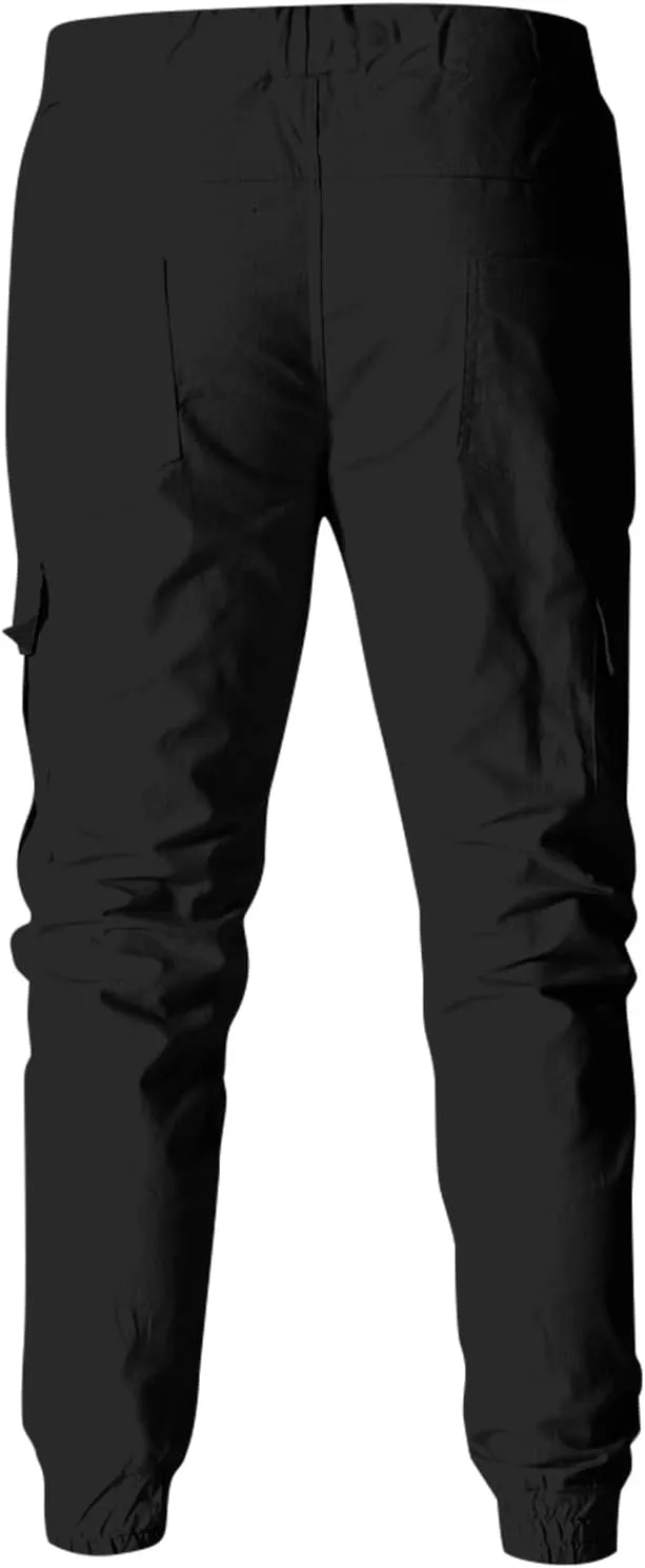 Men's Sports Casual Jogging Trousers Lightweight Hiking Work Pants Outdoor Pant