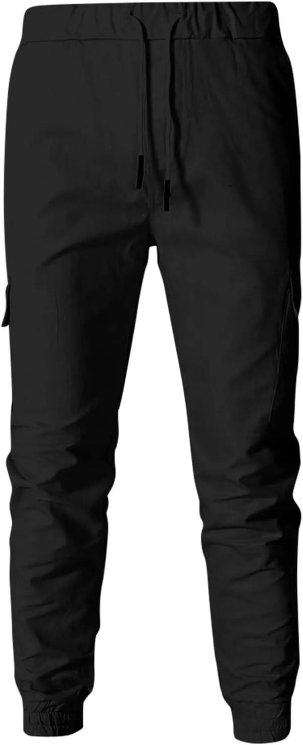 Men's Sports Casual Jogging Trousers Lightweight Hiking Work Pants Outdoor Pant