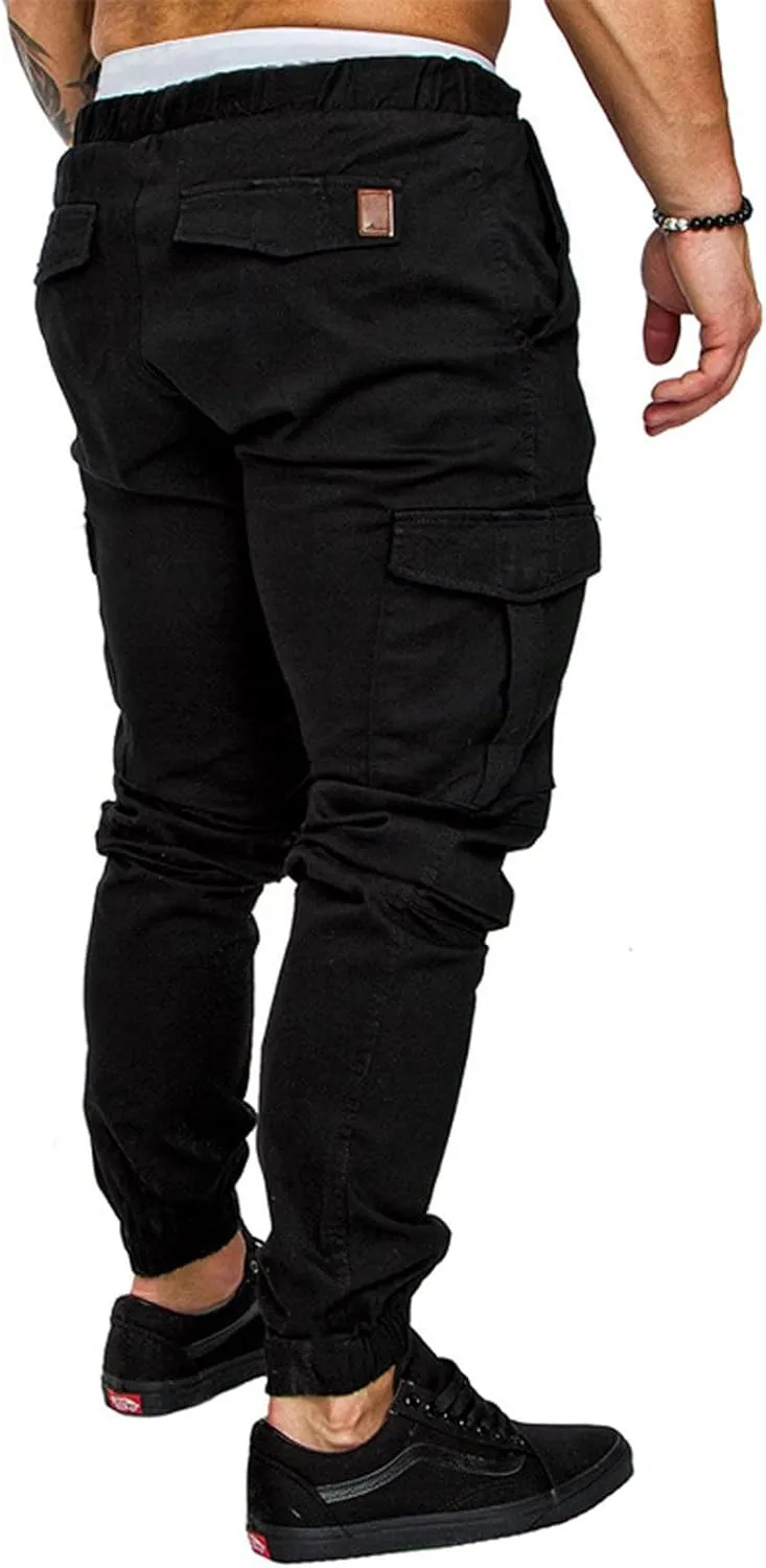 Men's Sports Casual Jogging Trousers Lightweight Hiking Work Pants Outdoor Pant