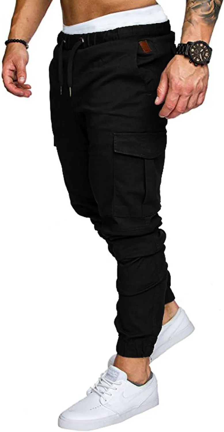 Men's Sports Casual Jogging Trousers Lightweight Hiking Work Pants Outdoor Pant