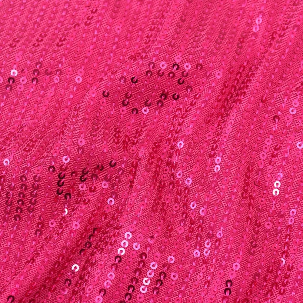 Noomelfish Girls Sequin Tank Tops Sparkly Glitter Dance Sleeveless Shirt (5-12 Years)