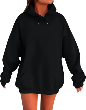 Oversized Hoodies for Women Fleece Sweatshirt Plus Size Pullover Sweatshirts with Pocket Winter Long Sleeve Shirts