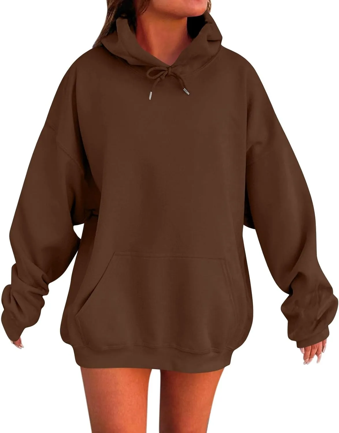 Oversized Hoodies for Women Fleece Sweatshirt Plus Size Pullover Sweatshirts with Pocket Winter Long Sleeve Shirts