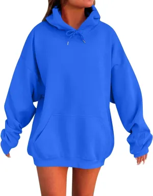 Oversized Hoodies for Women Fleece Sweatshirt Plus Size Pullover Sweatshirts with Pocket Winter Long Sleeve Shirts