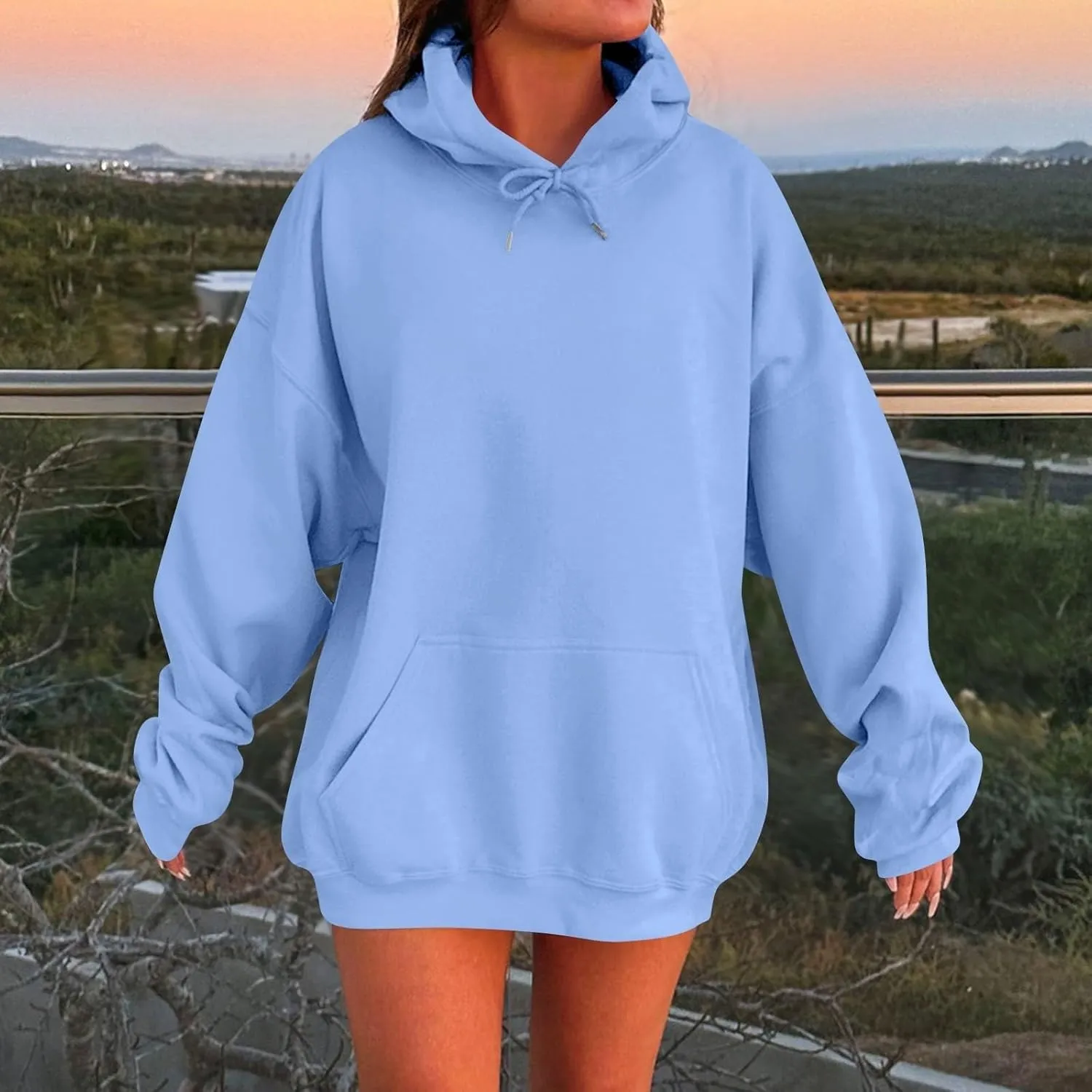 Oversized Hoodies for Women Winter Cotton Sweatshirts Pullover 2024 Fashion Tops Trendy Outfits